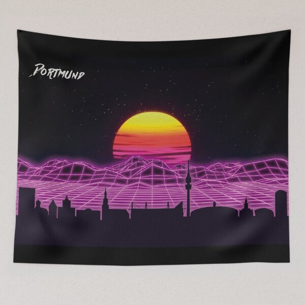 Item preview, Dortmund Skyline Neon Nights designed and sold by DFerraz.
