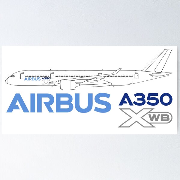 Airbus A350 Line Drawing