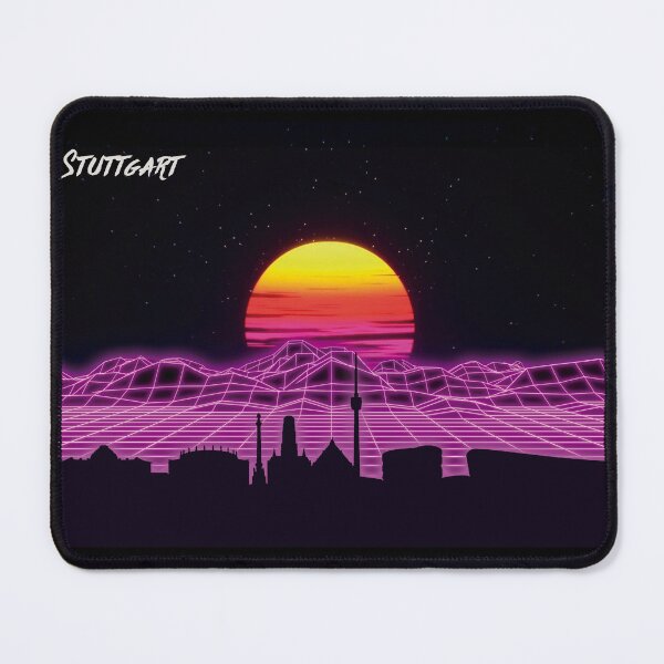 Item preview, Stuttgart Skyline Neon Nights designed and sold by DFerraz.