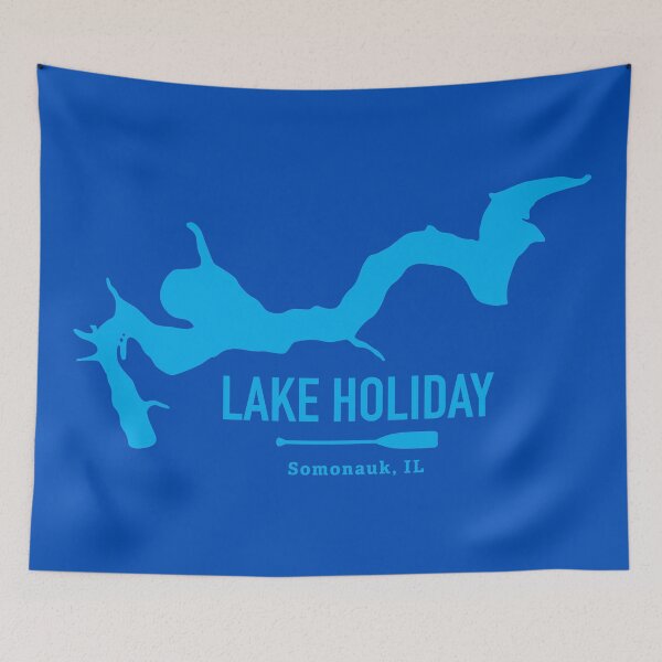 Item preview, Lake Holiday - Somonauk, IL - Lake Graphic designed and sold by BlueSkyTheory.