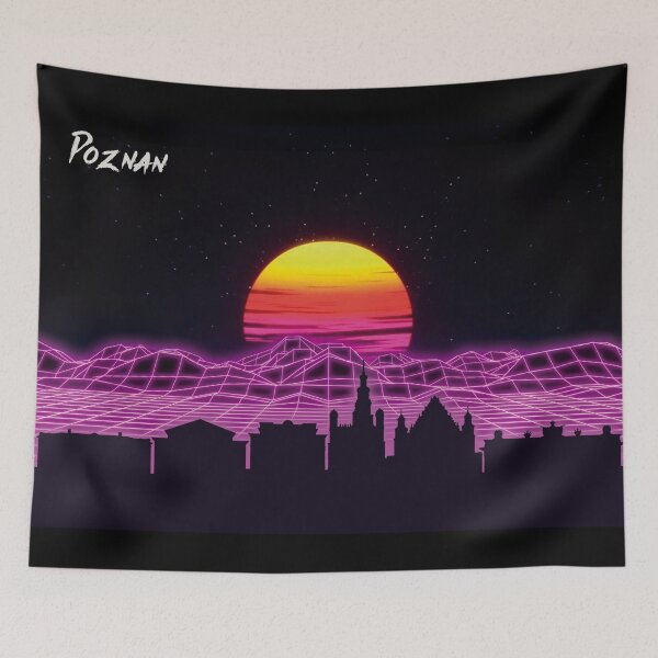 Item preview, Poznan Skyline Neon Nights designed and sold by DFerraz.