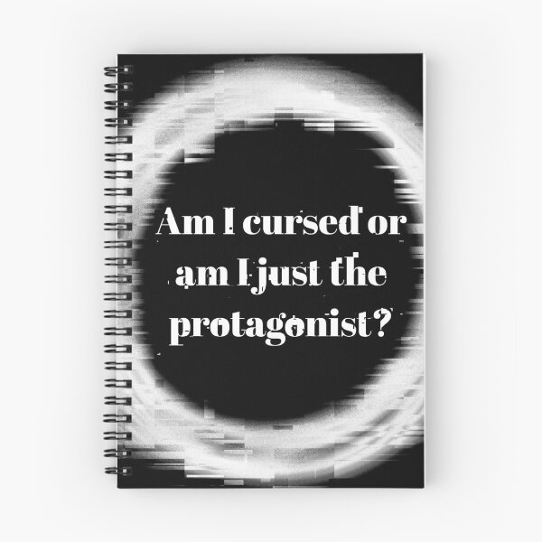 Item preview, Cursed or Protagonist? (in souls-of-martyrs white) designed and sold by O1RSH.