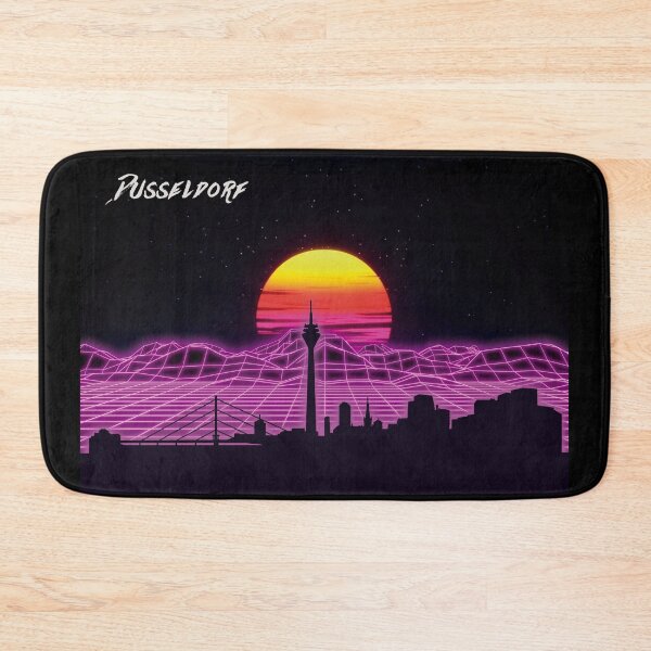 Item preview, Dusseldorf Skyline Neon Nights designed and sold by DFerraz.