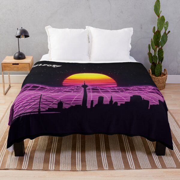 Item preview, Dusseldorf Skyline Neon Nights designed and sold by DFerraz.