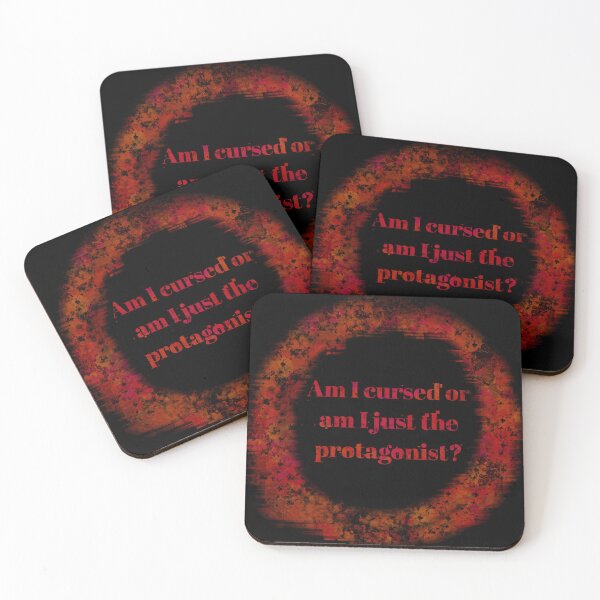 Item preview, Cursed or Protagonist? (in rebellion red) designed and sold by O1RSH.