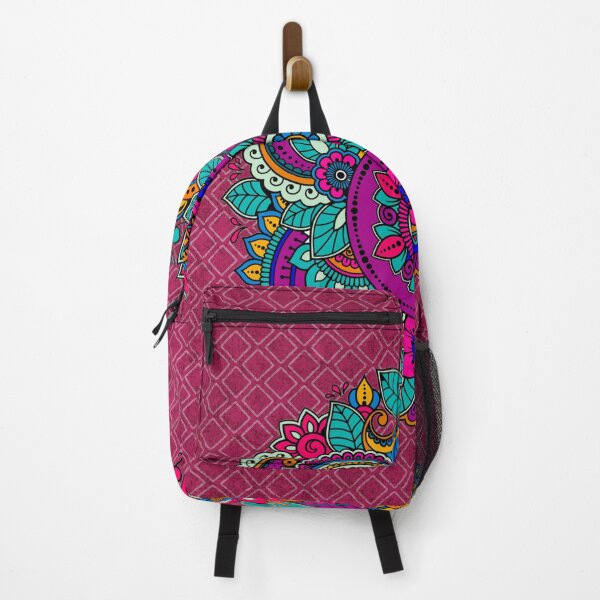 Item preview, Mandala colorful red pink deep blue green designed and sold by MamaMiaomiao.