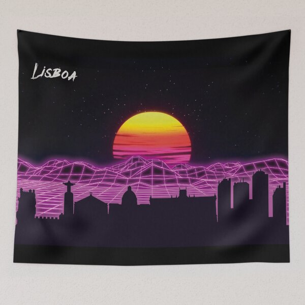 Item preview, Lisboa Skyline Neon Nights designed and sold by DFerraz.