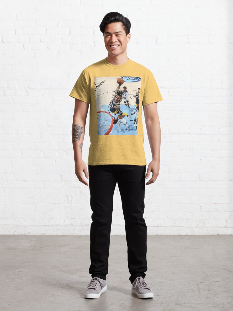 Ja Morant Teal Jersey Dunk premium T-Shirt in Taglie Uomo S-3XL in