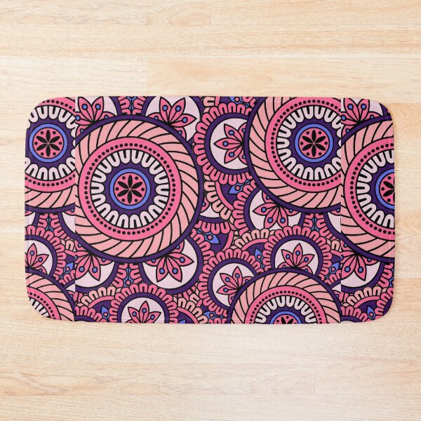 Item preview, Mandala pink purple pastel colorful  designed and sold by MamaMiaomiao.