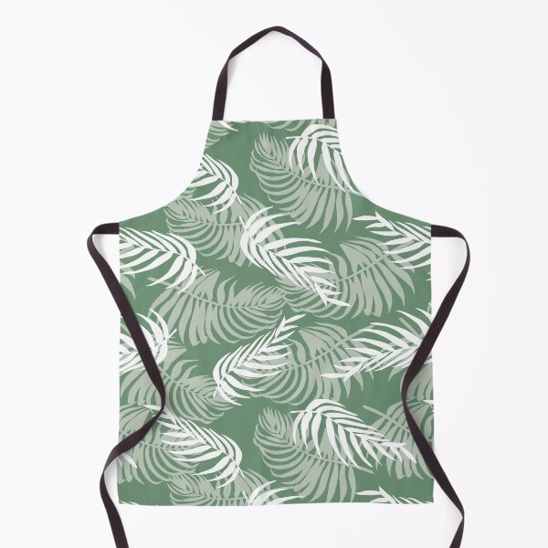Item preview, Sage Green Palm Leaf Tonal Pattern designed and sold by CJAura by Claire Jane Johnson.