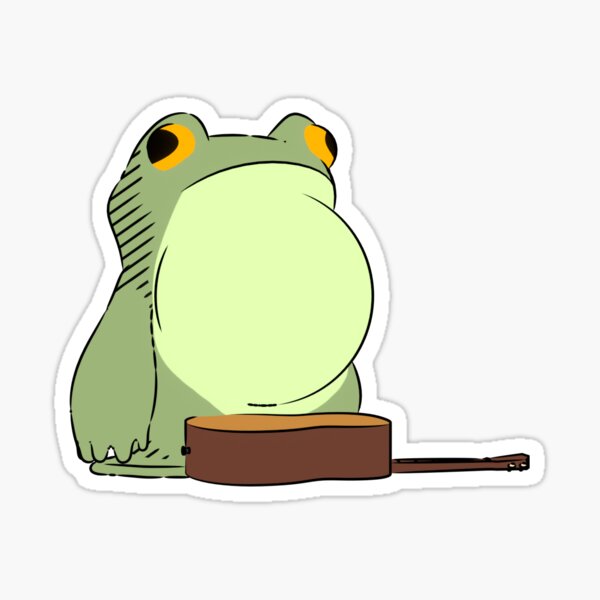 Derpy Chill frog, cute frog, cute chill frog, silly froggy, kawaii