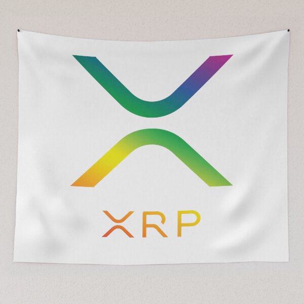 Item preview, RAINBOW GRADIENT XRP RIPPLE NEW LOGO  designed and sold by RobertJean12.