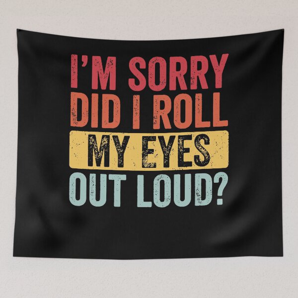 Item preview, Out Loud Funny Sarcastic Retro designed and sold by Henderson8769.