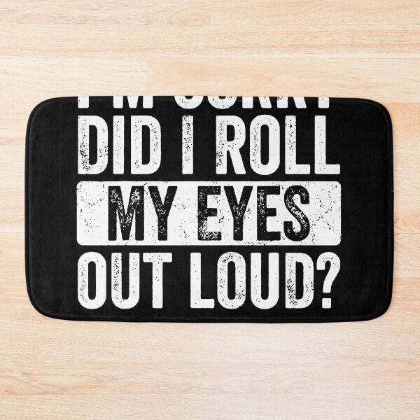 Item preview, Roll My Eyes Out Loud Sarcastic Retro T-shirt designed and sold by Henderson8769.