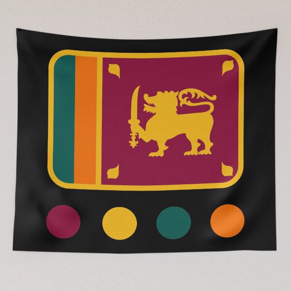 Item preview, Justice Strength Peace Victory Sri Lanka Flag Colors designed and sold by Legit Hooligan.