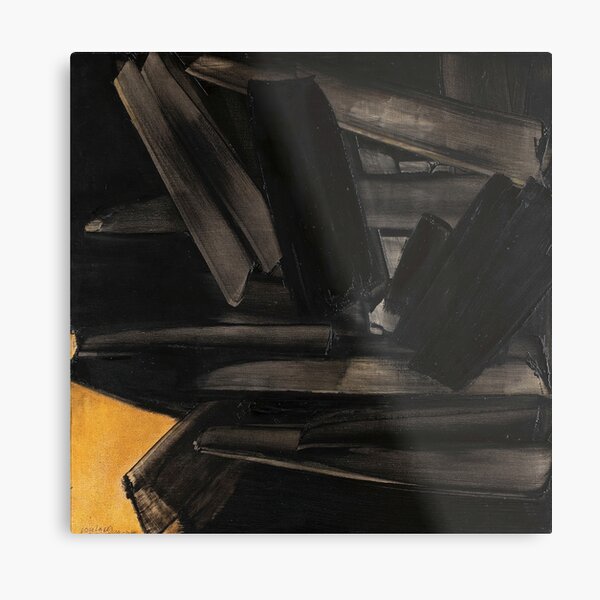 90s Painture Soulages Metal Print
