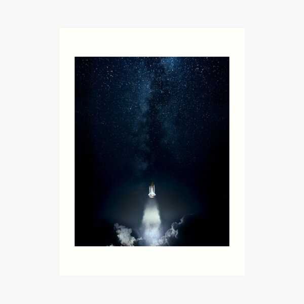 Into Space Art Print