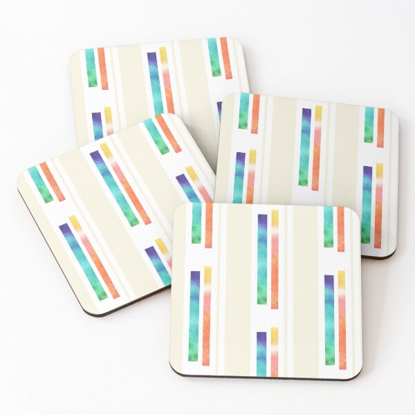 Item preview, Watercolor lines painted pattern | Watercolor lines drawing pattern designed and sold by lausn.