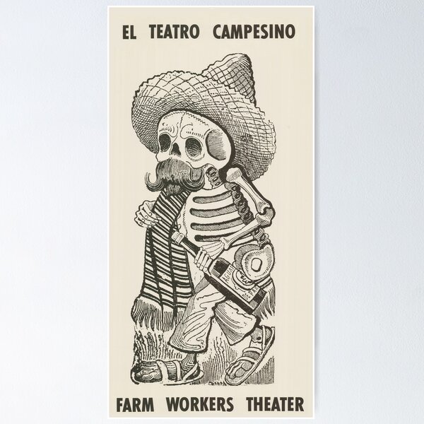 Item preview, Vintage Chicano Farm Workers Theater Poster designed and sold by Bad-Wisdom.