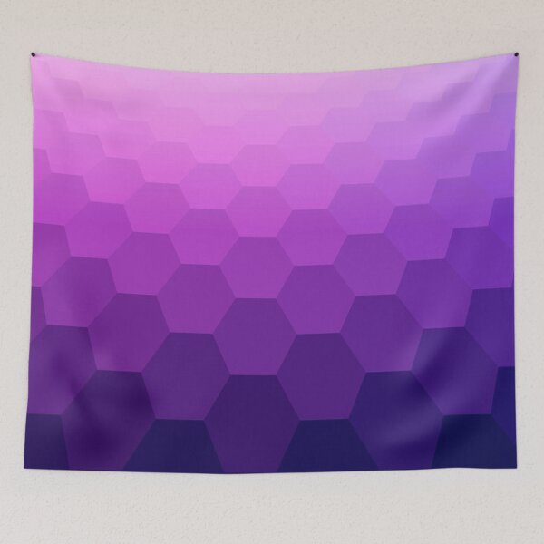 Item preview, Purple with hexagon background designed and sold by Cyber-Spider.