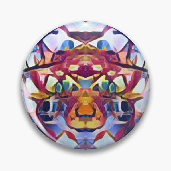 Item preview, Abstract geometric wolf tiger designed and sold by Zevy-Darling.