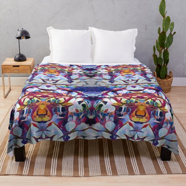 Item preview, Abstract geometric wolf tiger designed and sold by Zevy-Darling.