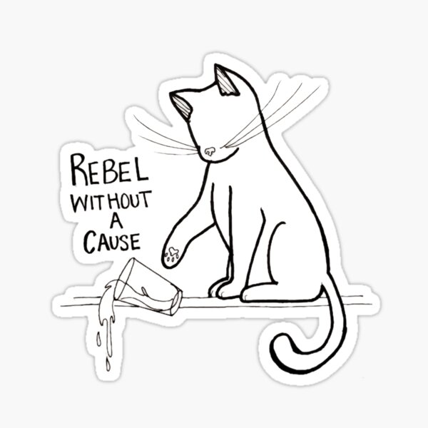 Item preview, Rebel without a cause designed and sold by Lancey Leon Designs.