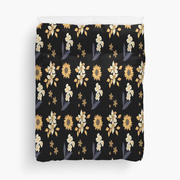 Item preview,  Floral And Glamour Seamless Pattern Black. designed and sold by NICE-ARAM.