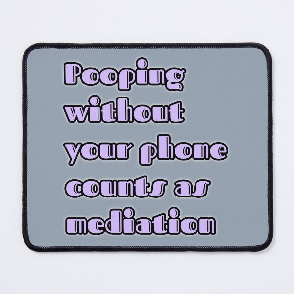 Item preview, Toilet meditation (humor)  designed and sold by Lepsipoo.