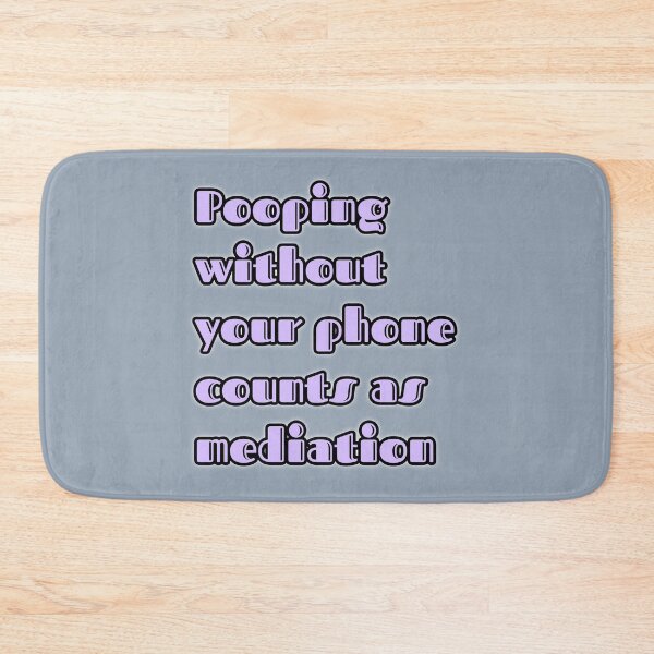 Item preview, Toilet meditation (humor)  designed and sold by Lepsipoo.