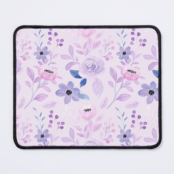 Item preview, Soft Purple And Gold Floral Seamless Pattern designed and sold by SimoCompany.