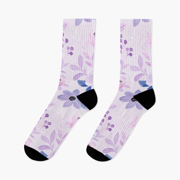 Item preview, Soft Purple And Gold Floral Seamless Pattern designed and sold by SimoCompany.