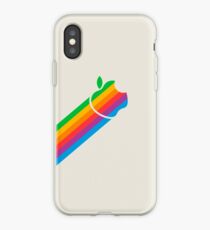Apple Retro Logo Beam iPhone Case