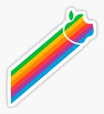 Apple Retro Logo Beam Sticker