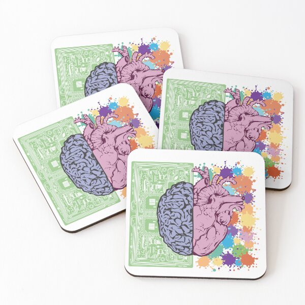 Item preview, Brain and heart designed and sold by KseniaDr.