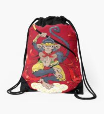 Monkey King Drawstring Bag
