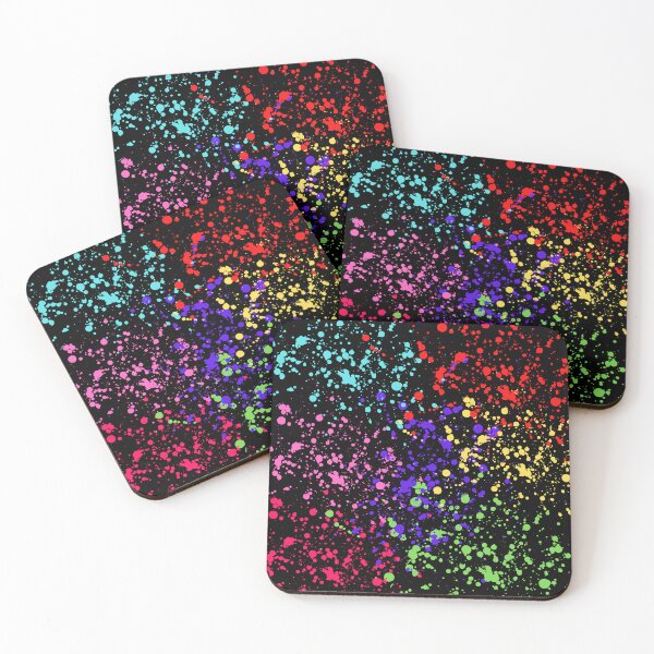 Item preview, Rainbow paint plash pattern designed and sold by TrialAndHorror.