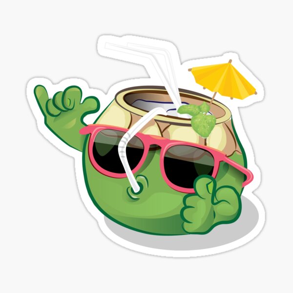 Coconut Sticker