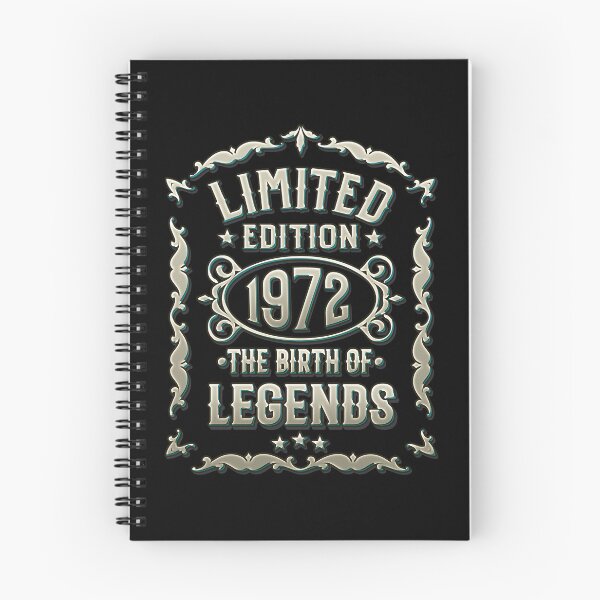 Item preview, 50th Birthday Birth of legends Vintage 1972 designed and sold by Dubbra.