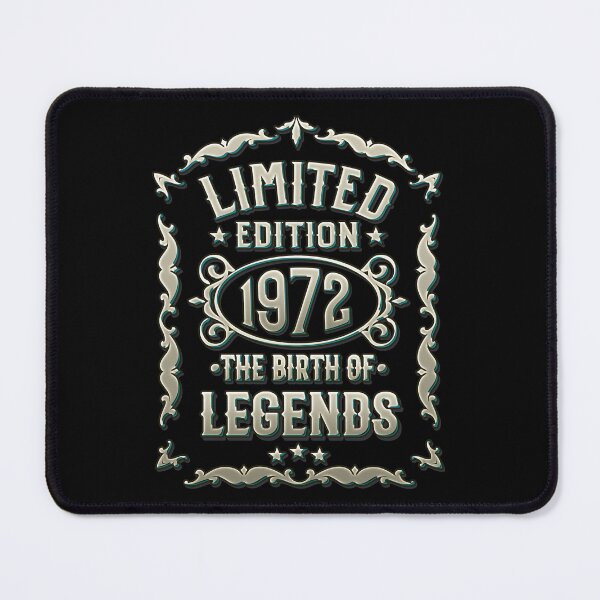 Item preview, 50th Birthday Birth of legends Vintage 1972 designed and sold by Dubbra.
