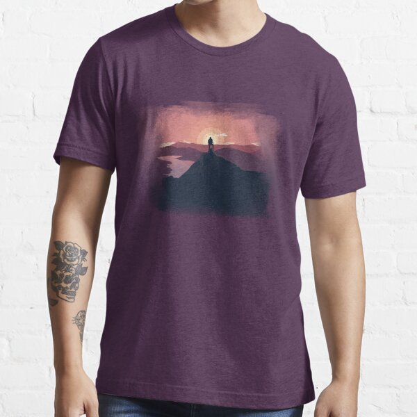 Mountain print Essential T-Shirt for Sale by Art-of-Heart