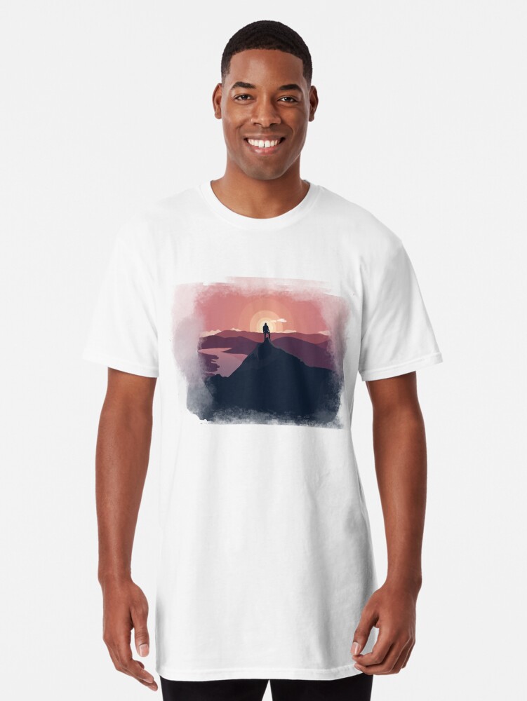 Mountain print Essential T-Shirt for Sale by Art-of-Heart