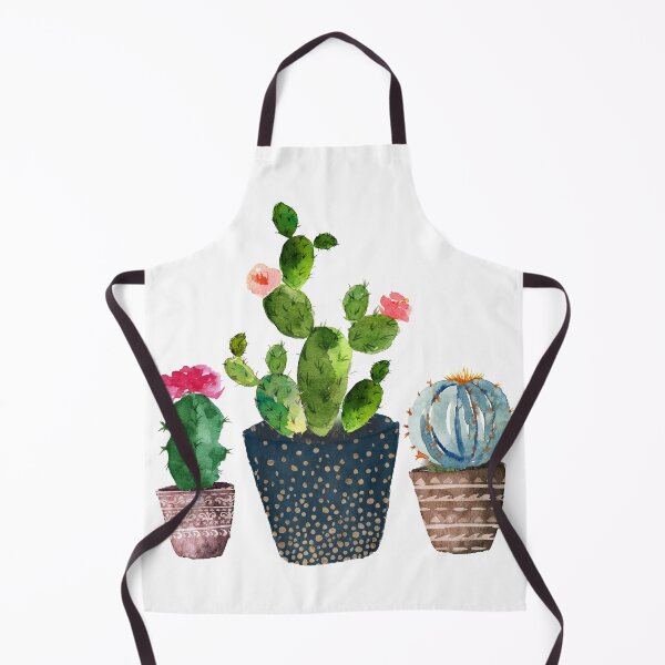 Item preview, Watercolor hand painted Cactus trio designed and sold by SouthPrints.