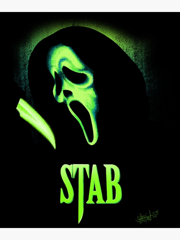 I Love The Stab Movies In The Scream I Made A Poster For A , 48% OFF