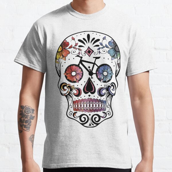 Football Sugar Skull T-Shirts for Sale