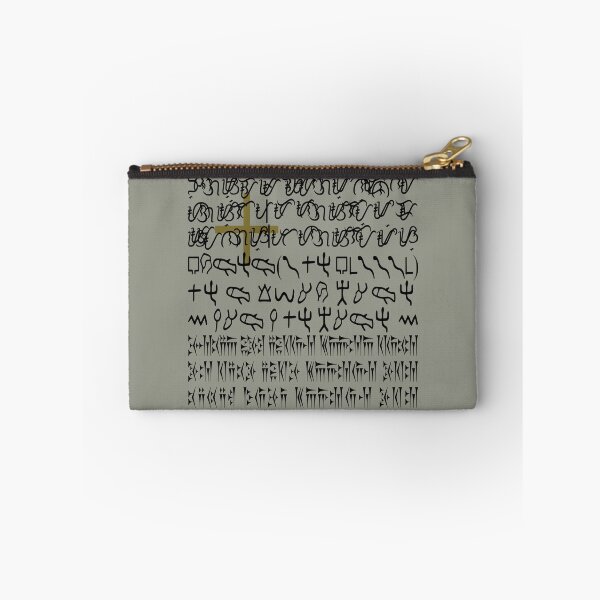 Item preview, Ancient Alphabet Bible Verse with a Cross Art for wall decor. designed and sold by AE3store.
