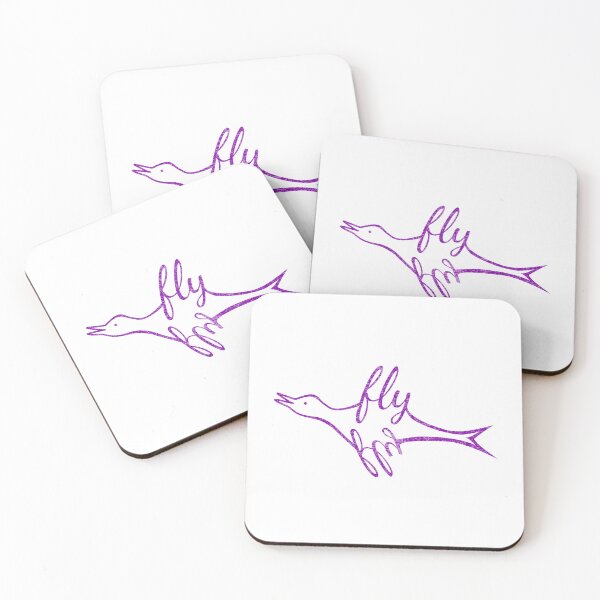 Artikelvorschau, Vogelzeichnung, kursive Fliege – Textur violett entworfen und verkauft von ThatIsSomething.