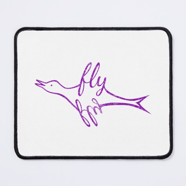 Artikelvorschau, Vogelzeichnung, kursive Fliege – Textur violett entworfen und verkauft von ThatIsSomething.
