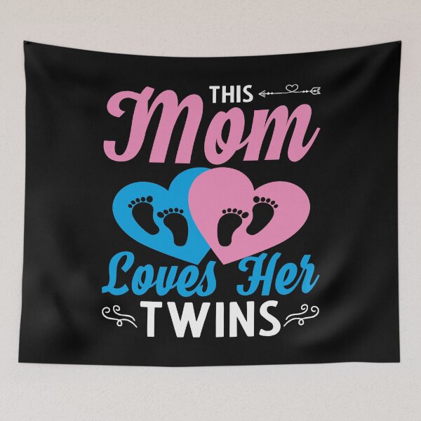 Item preview, Baby Mom Mothers Day Family Twin Parents designed and sold by bestshirtdesign.