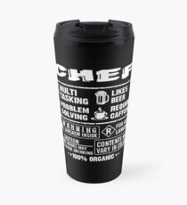 CHEF funny and humor Travel Mug